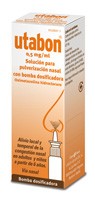 UTABON 0,5 mg/ml SOLUCION PARA PULVERIZACION NASAL CON BOMBA DOSIFICADORA, 1 envase pulverizador de 
