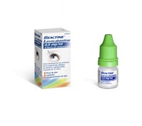 REACTINE LEVOCABASTINA 0,5mg/ml COLIRIO EN SUSPENSION , 1 frasco de 4 ml
