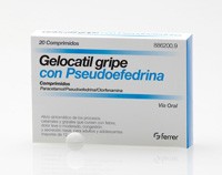 GELOCATIL GRIPE CON PSEUDOEFEDRINA COMPRIMIDOS, 20 comprimidos