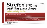 STREFEN 8,75 mg PASTILLAS PARA CHUPAR SABOR MIEL Y LIMON, 16 pastillas