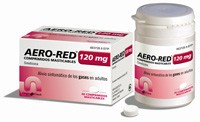 AERO-RED 120 mg COMPRIMIDOS MASTICABLES, 40 comprimidos