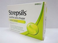 STREPSILS pastillas para chupar sabor limon, 24 pastillas
